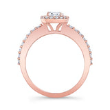 Oval Halo Engagement Ring