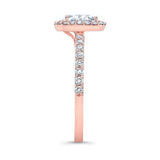 Oval Halo Engagement Ring