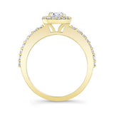 Oval Halo Engagement Ring
