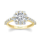 1 Carat Diamond Halo Ring