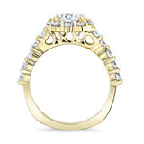 1 Carat Diamond Halo Ring