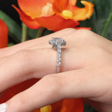 1 Carat Diamond Halo Ring