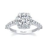 1 Carat Diamond Halo Ring