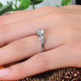 Marquise And Round Diamond Ring