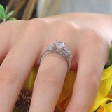 Marquise And Round Diamond Ring