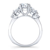 Marquise And Round Diamond Ring