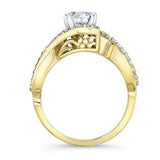 Infinity Twist Engagement Ring