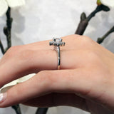 Round Halo Engagement Ring