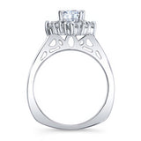 Round Halo Engagement Ring