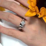 Split Shank Pave Engagement Ring