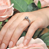 Split Shank Pave Engagement Ring