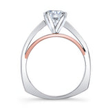 Split Shank Pave Engagement Ring