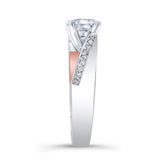 Split Shank Pave Engagement Ring