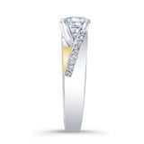 Split Shank Pave Engagement Ring