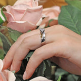 Split Shank Pave Engagement Ring