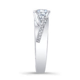 Split Shank Pave Engagement Ring