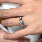 Split Shank Pave Engagement Ring