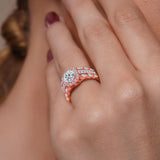 Moissanite Baguette Ring