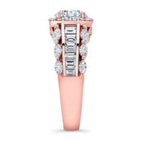 Moissanite Baguette Ring