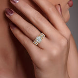 Moissanite Baguette Ring