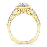 Moissanite Baguette Ring