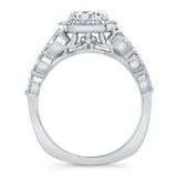 Moissanite Baguette Ring