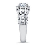 Moissanite Baguette Ring