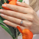 Diamond Leaf Ring