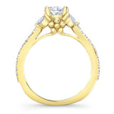 Diamond Leaf Ring