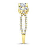 Diamond Leaf Ring
