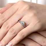 Diamond Leaf Ring