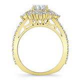 Marquise Halo Engagement Ring