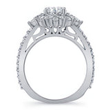 Marquise Halo Engagement Ring