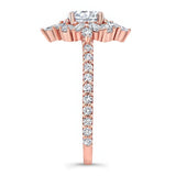 Marquise Halo Engagement Ring