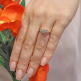 Leaf Engagement Ring
