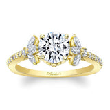 Leaf Engagement Ring