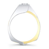 Interlocking Princess Cut Ring Set