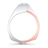 Interlocking Princess Cut Ring Set