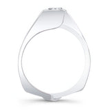 Interlocking Princess Cut Ring Set