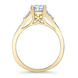 V Shaped Diamond Ring