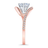 Modern Bypass Engagement Ring