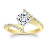 Modern Bypass Engagement Ring