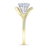 Modern Bypass Engagement Ring