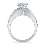 Modern Bypass Engagement Ring