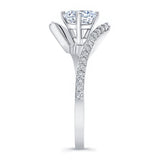Modern Bypass Engagement Ring