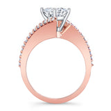 Princess Cut Bypass Ring