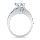 Princess Cut Bypass Ring
