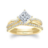 Princess Cut Twist Bridal Set