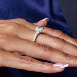 3 Stone Radiant Cut Engagement Ring