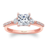 3 Stone Princess Cut Engagement Ring